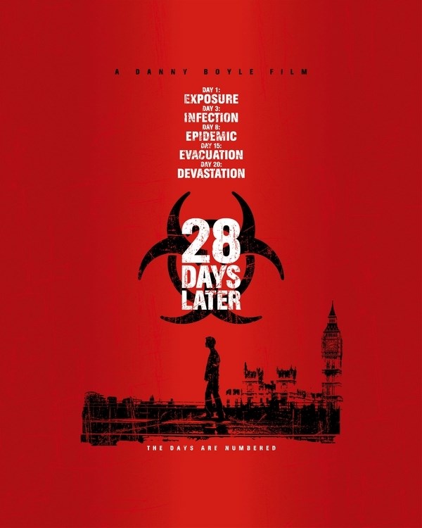 Постер (Афиша, Плакат) к фильму "28 дней спустя" (28 Days Later.....