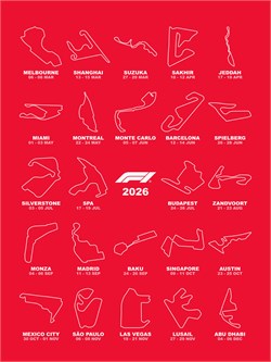 F1, 24 трассы Формулы-1 сезона 2026 года (F1, 24 circuits for the 2026 season) 6802