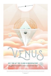 НАСА Космические путешествия, Венера (NASA Space Travel Posters, Venus)