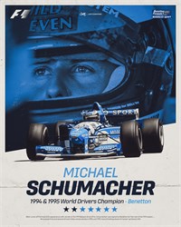 F1, Михаэль Шумфхер,  1994 и1995 чемпион мира F1 за команду Бенентон (F1. Michael Schumacher. World Drivers Champion-Beniton) 6801